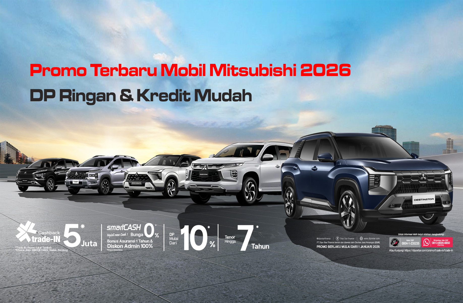 Banyak Untungnya! Beragam Promo Eksklusif Lini Mitsubishi Menanti di Bulan Mei 2026